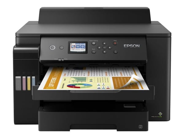 Epson EcoTank L11160 - Skriver - farge - Dupleks - ink-jet - A3 - 4800 x 1200 dpi - opp til 25 spm (mono) / inntil 25 spm (farge) - kapasitet: 550 ...