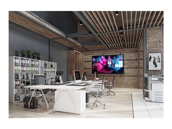 Avocor AVH-7520 - 75" Diagonalklasse H Series LED-bakgrunnsbelyst LCD-skjerm - interaktiv - med pekeskjerm (multiberørings) - 4K UHD (2160p) 3840 x...