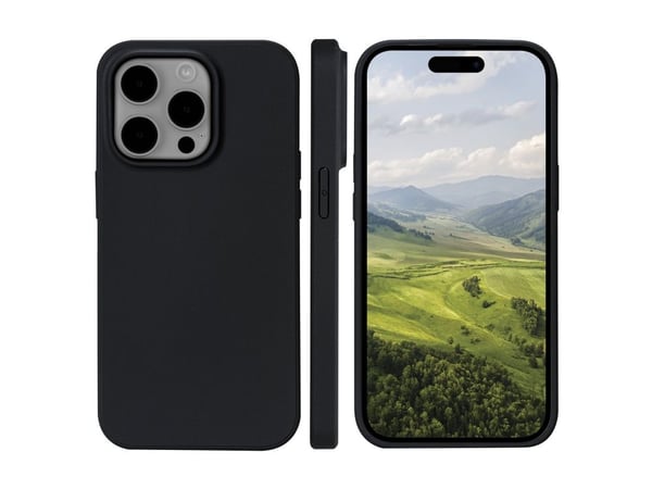 dbramante1928 Greenland - Baksidedeksel for mobiltelefon - plastikk - nattsvart - for Apple iPhone 15 Pro Max