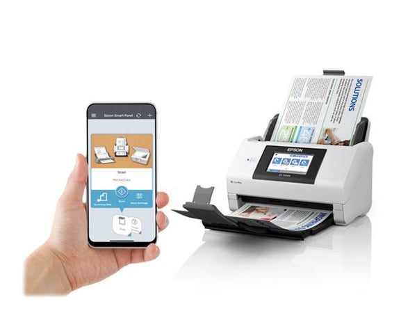 Epson WorkForce DS-790WN - Dokumentskanner - Dupleks - A4/Legal - 600 dpi x 600 dpi - inntil 45 spm (mono) / inntil 45 spm (farge) - ADF (100 ark) ...