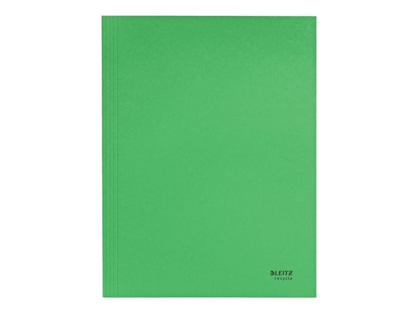 Leitz Recycle - 3-fliksmappe - for A4 (210 x 297 mm) - kapasitet: 250 ark - grønn