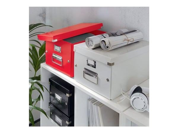 Leitz Click & Store WOW - Lagerboks - medium - for A4 (210 x 297 mm) - rød