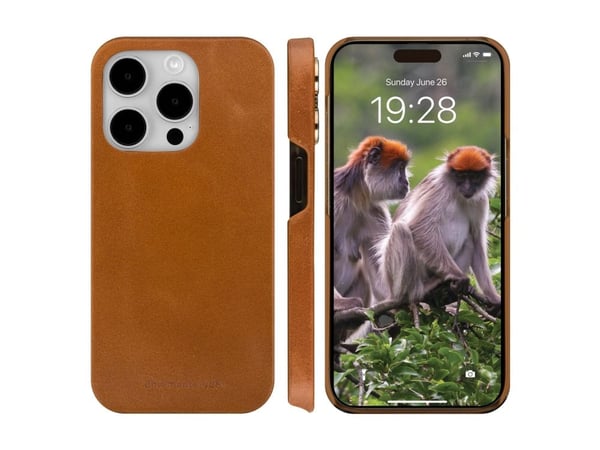 dbramante1928 Lynge, Folio-kotelo, Apple, iPhone 15 Pro Max, Ruskea