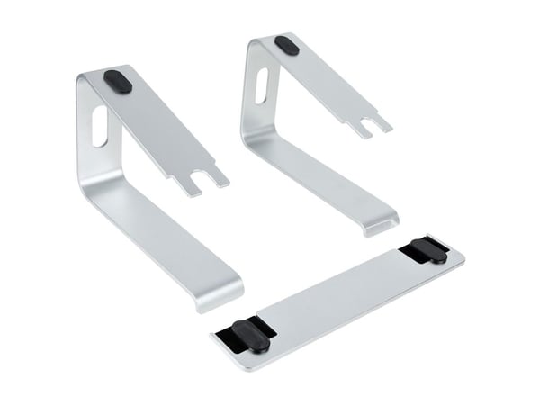 Startech Laptop Stand for Desk, 5kg/11lb, Aluminum, Silver, Ergonomic - Notebookstativ - 13" - 17" - sølv