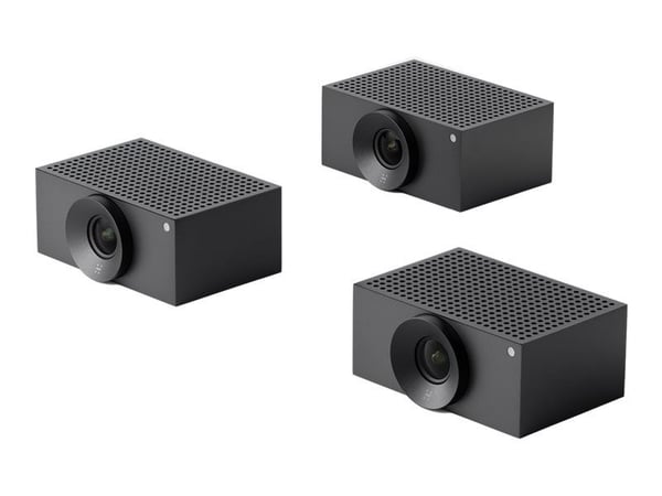 Huddly Crew - Kit - konferansekamera - farge - 20,3 MP - 1920 x 1080 - 1080p, 720p - USB 3.0 - med Ethernet-svitsj, USB-adapter (en pakke 3)