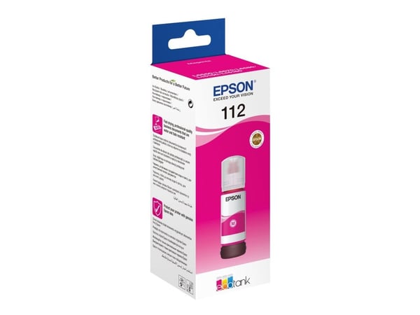 Epson EcoTank 112 - 70 ml - magenta - original - blekkpåfylling - for EcoTank L11160, L15150, L15160, L6460, L6490, L6550, L6570, L6580; EcoTank Pr...