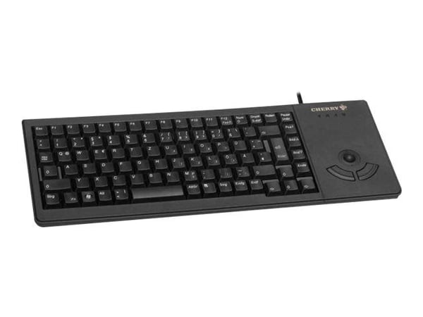 CHERRY XS Trackball, Täysikokoinen (100 %), Langallinen, USB, QWERTY, Musta