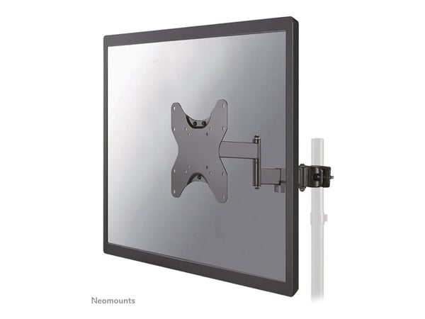 Neomounts FL40-450BL12 - Monteringssett (stangmontering) - full bevegelse - for TV - svart - skjermstørrelse: 23"-42"