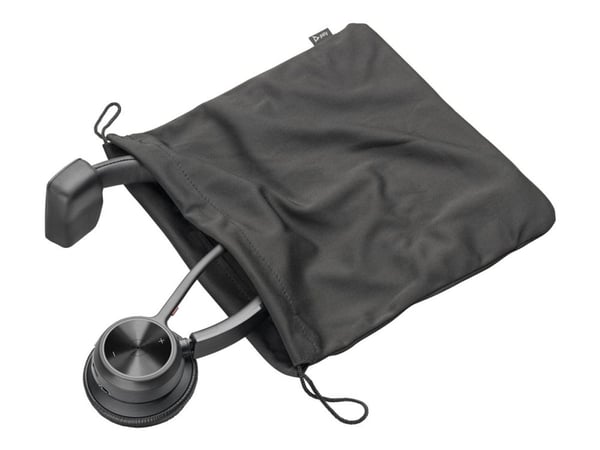 HP Poly Voyager 4310 - Voyager 4300 series - hodesett - on-ear - Bluetooth - trådløs - USB-C - svart