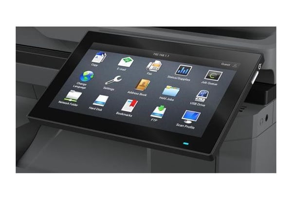 Lexmark CX635adwe - Multifunksjonsskriver - farge - laser - A4/Legal (medie) - opp til 39.5 spm (kopiering) - opp til 40 spm (trykking) - 250 ark -...