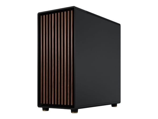 Fractal Design North XL - Tower - utökad ATX - genomskinlig sidopanel (härdat glas) - ingen strömförsörjning (ATX) - kolsvart - USB/Audio/Mic