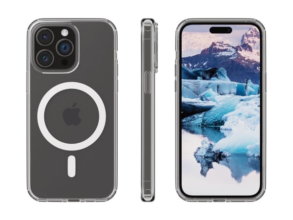dbramante1928 Iceland Pro - Baksidedeksel for mobiltelefon - MagSafe-samsvar - plastikk - gjennomsiktig - for Apple iPhone 15 Pro