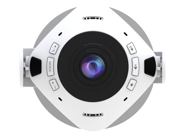 j5create JVU368-N - Konferansekamera - panorering / zoom - farge - 5 MP - 1920 x 1080 - 1080p - lyd - USB 2.0 / USB-C - MJPEG, YUV, H.264 - DC 5 V ...
