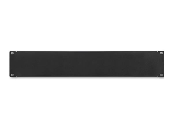 Qoltec - Rack täckpanel - massivt stål - svart - 2U - 19"