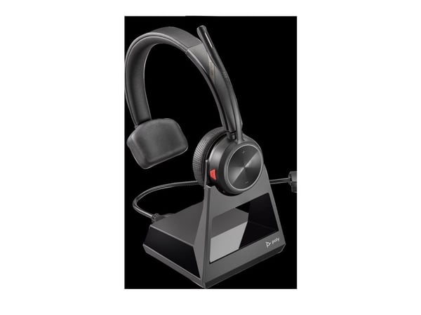 HP Poly Savi 7210 Office - Savi 7200 Series - hodesett - on-ear - DECT - trådløs - svart