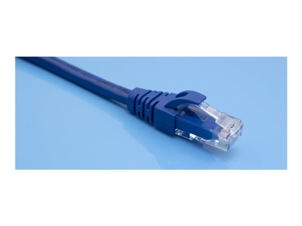Qoltec - Koblingskabel - RJ-45 (hann) til RJ-45 (hann) - FTP - CAT 6 - uten hindringer - blå