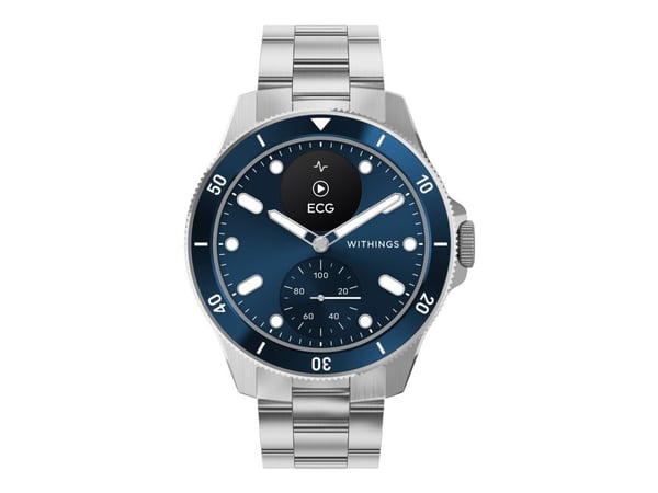 Withings ScanWatch Nova hybrid smartklokke 42 mm 0.63" OLED, blå