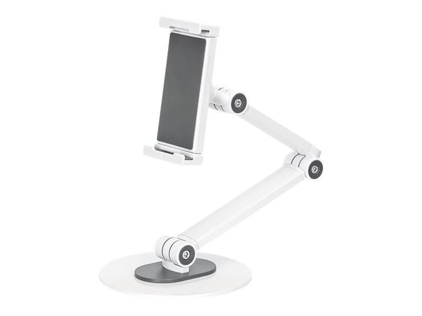 Neomounts DS15-550WH1 - Stativ - for nettbrett - hvit - skjermstørrelse: 4.7"-12.9" - skrivebord
