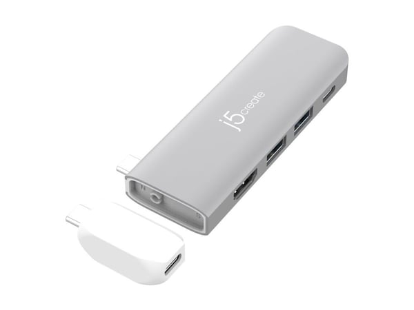 j5create JCD394 - Dokkingstasjon - for bærbar - USB-C - HDMI, DP - 100 watt