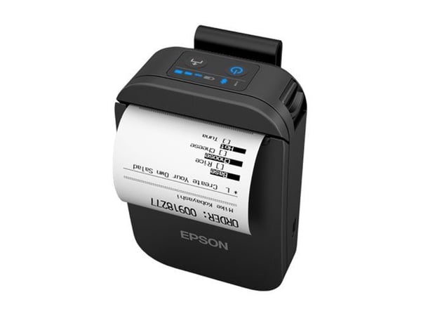 Epson TM P20II (106) - Kvitteringsskriver - termolinje - Rull (5,8 cm) - 203 dpi - inntil 100 mm/sek - USB-C, Bluetooth 5.0 - hvit