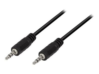 LogiLink - Äänikaapeli - stereo mini-jack uros stereo mini-jack uros - 1 m - musta