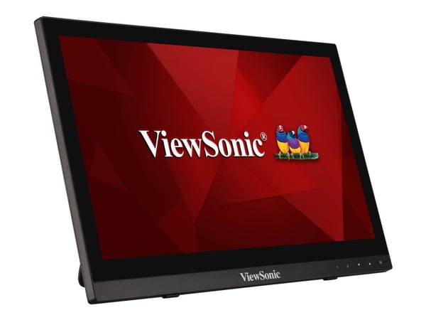 Viewsonic TD1630-3, 39,6 cm (15.6"), 1366 x 768 pikseliä, HD, LCD, 12 ms, Musta