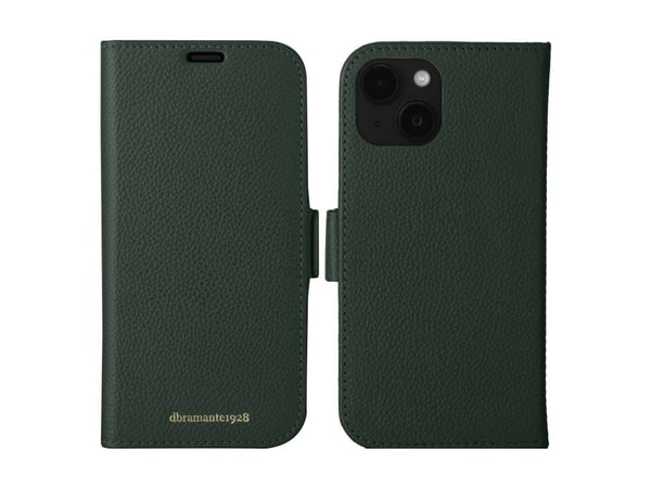 dbramante1928 New York, Folio-kotelo, Apple, iPhone 15, Vihreä