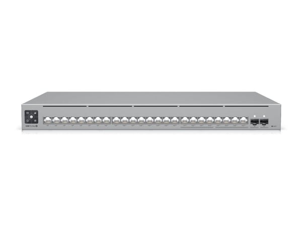 Ubiquiti UniFi Pro Max 24 PoE - Switch - L3 - Styrt - 8 x 1/2.5G (PoE++) + 16 x 10/100/1000 (8 PoE+, 8 PoE++) + 2 x 10 Gigabit SFP+ - rackmonterbar...