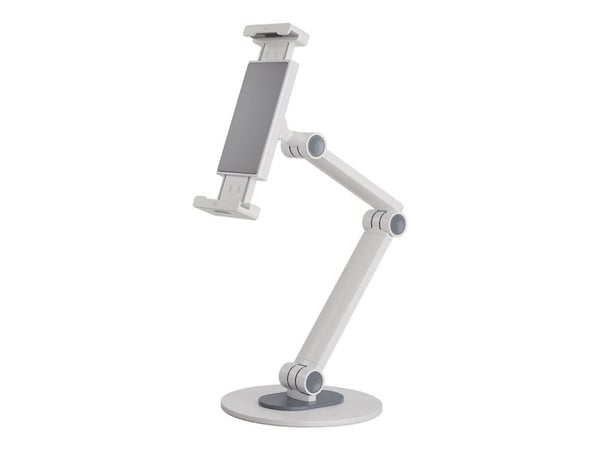 Neomounts DS15-550WH1 - Stativ - for nettbrett - hvit - skjermstørrelse: 4.7"-12.9" - skrivebord