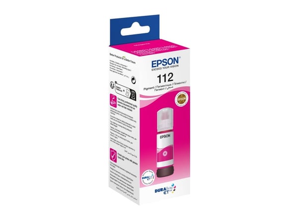 Epson EcoTank 112 - 70 ml - magenta - original - blekkpåfylling - for EcoTank L11160, L15150, L15160, L6460, L6490, L6550, L6570, L6580; EcoTank Pr...