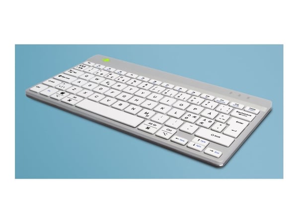 R-Go Tools Compact Break RGOCONDWLWH, Mini, Langallinen, USB, QWERTY, Valkoinen