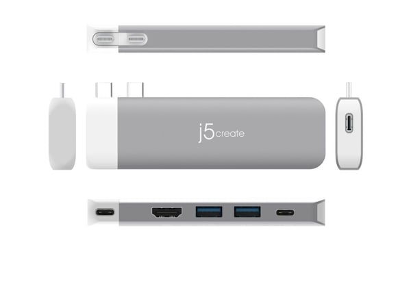 j5create JCD394 - Dokkingstasjon - for bærbar - USB-C - HDMI, DP - 100 watt