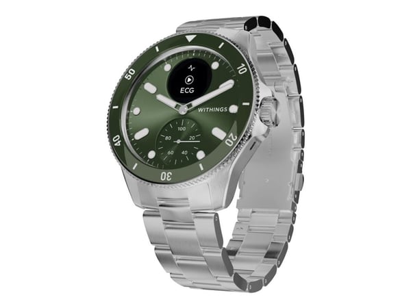 Withings ScanWatch Nova hybrid smartklokke 42 mm 0,63" OLED, grønn