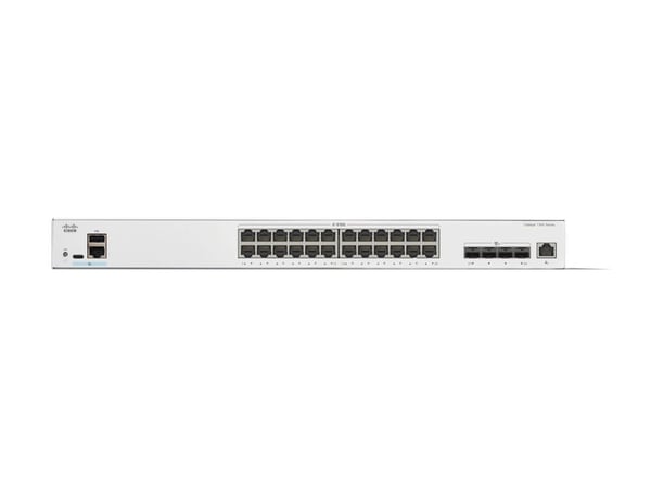 Cisco Catalyst C1300-24XT, Hallittu, L2/L3, Telineasennus