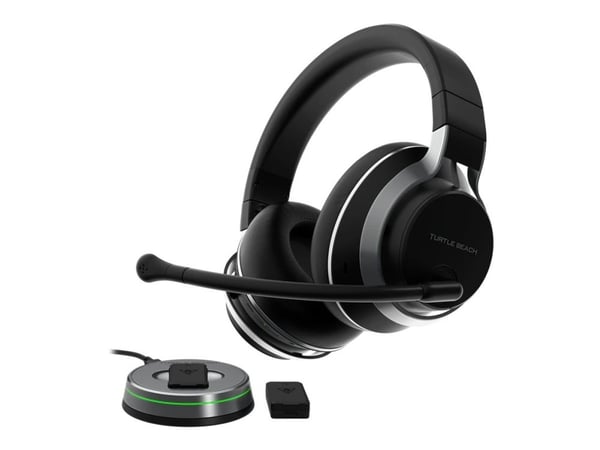 Turtle Beach Stealth Pro - Hodesett - full størrelse - Bluetooth / 2,4 GHz radiofrekvens - trådløs - aktiv støydemping