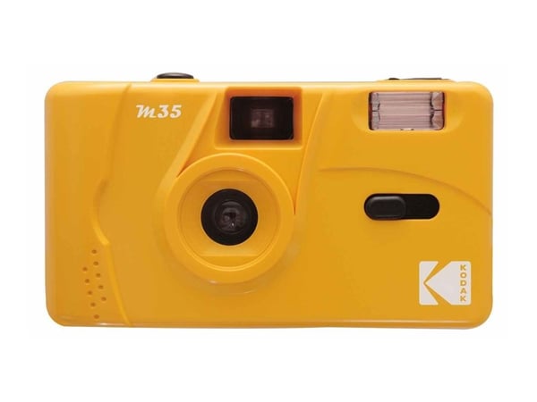 Kodak M35 - Pek og trykk-kamera - 35mm - linse: 31 mm gul