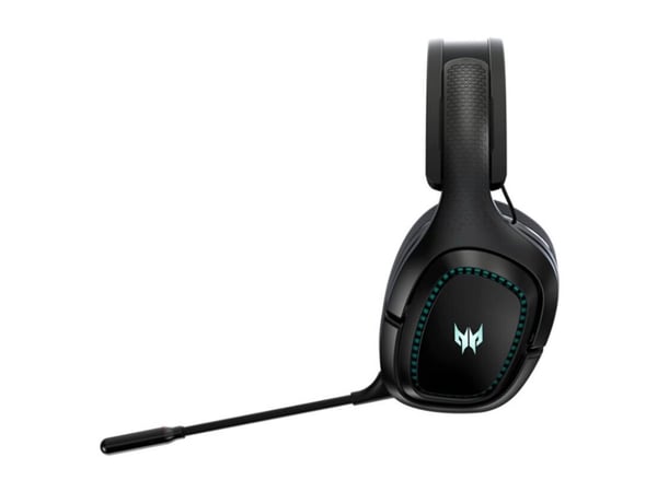 Acer Predator Galea 550 (PHR235) - Hodesett - full størrelse - Bluetooth / 2,4 GHz radiofrekvens - trådløs - svart