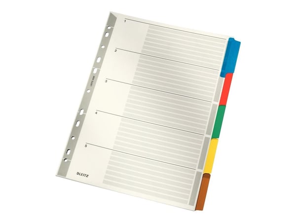 Leitz - Jakajat - 5-osaiset - A4 - välilehdillä (5 kpl)