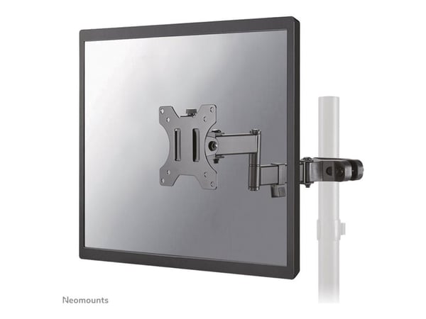 Neomounts FL40-450BL11 - Monteringssett (stangmontering) - full bevegelse - for TV - svart - skjermstørrelse: 17"-32"