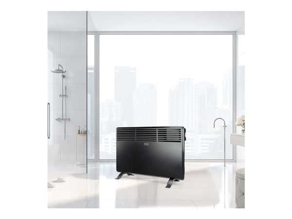 BLACK+DECKER BXCSH1200E - Varmer - frittstående, veggmontert - 1.2 kW