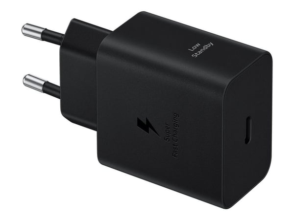Samsung EP-T4511 - Strømadapter - 45 watt - 3 A - SFC 2.0, PD 3.0 (USB-C) - på kabel: USB-C - svart