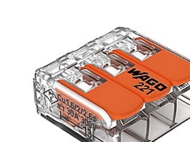WAGO Jousiliitosholkki 3 x 0,5-6 mm² - (30 kpl)