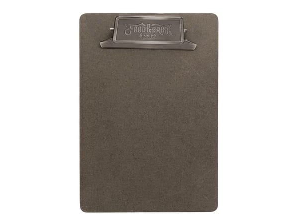 Menukortholder Clipboard A5 L24.5xB17cm Brun,1 stk