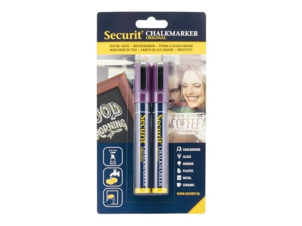 Securit BL-SMA510-VT, violetti, Kugle, 2 kpl