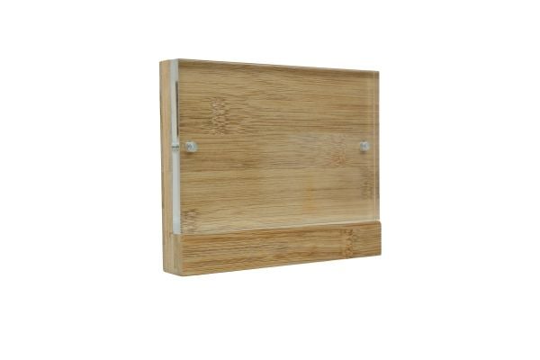 Peleman Foto (10x15 cm) bambus/akryl panel med magnetisk lukning