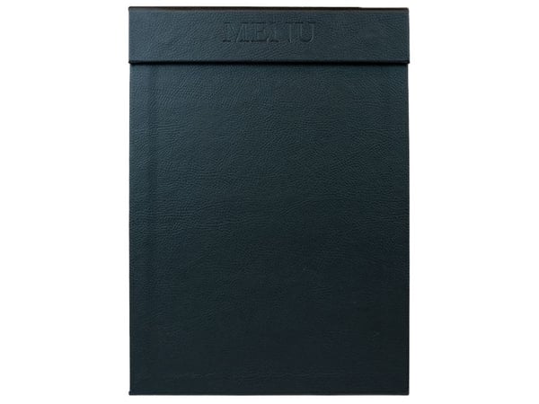 Classic A4 MENU clipboard med magnet clip, sort
