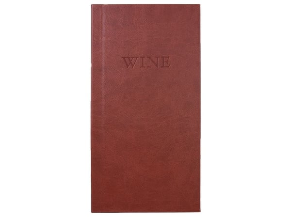 Classic A45 WINE kova kansi, selkämys puristimella, ruskea