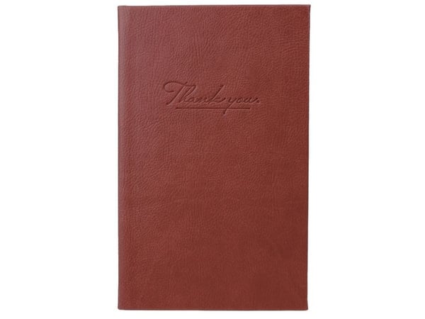 Classic THANK YOU regningsholder 13,5x21, brun
