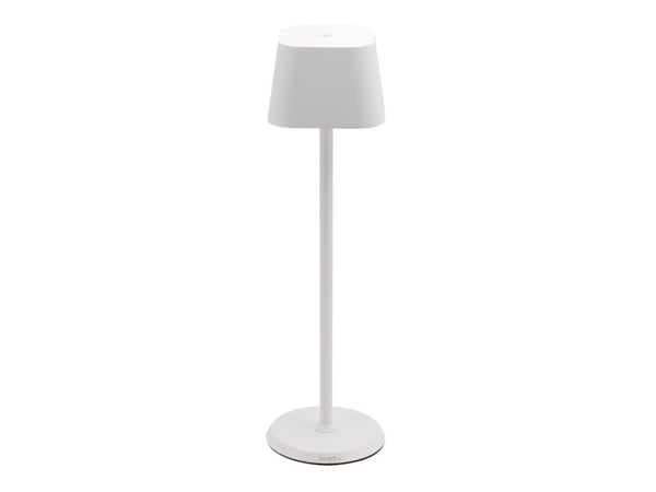 Securit® LED bordlampe GEORGINA, inkl. lynkoblings-ladekabel, hvid