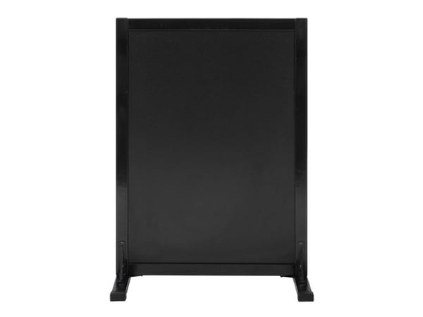 Securit asiakastulppa PUUTA KATUTAVA TELINE, 560 x 1170 mm musta liitupinta, voidaan kirjoittaa liitumerkillä, - 1 kpl (SBDT-BL-80)